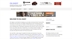 Desktop Screenshot of cdldigest.com