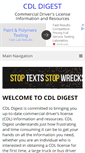Mobile Screenshot of cdldigest.com
